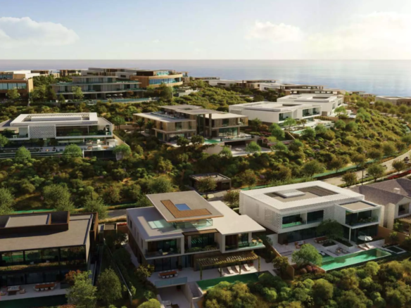 nawayef west heights modon hudariyat aerial view