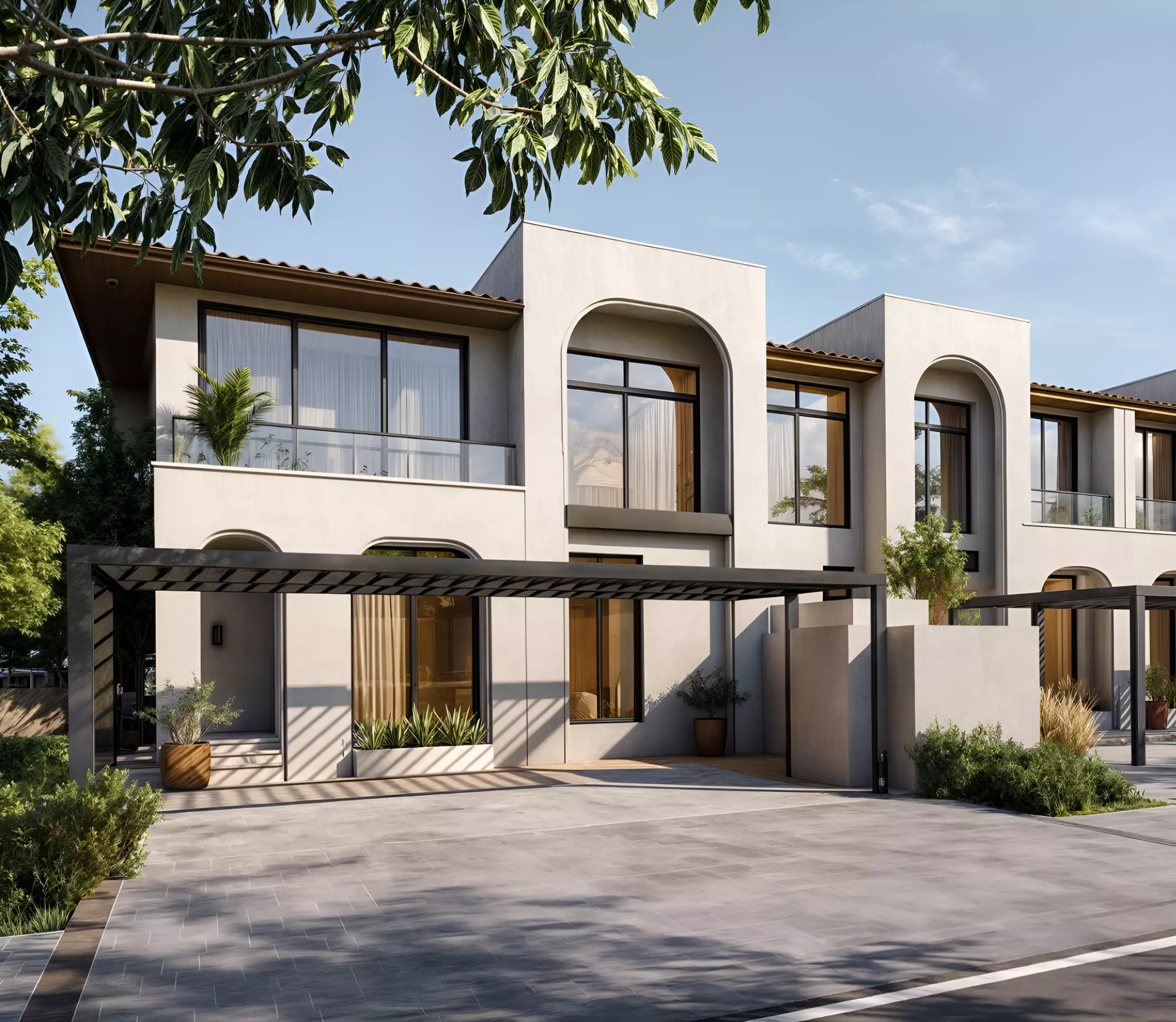 nawayef village by modon side view
