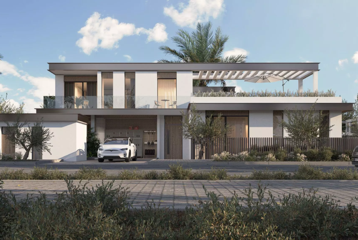 al naseem villas modon hudayriyat front view