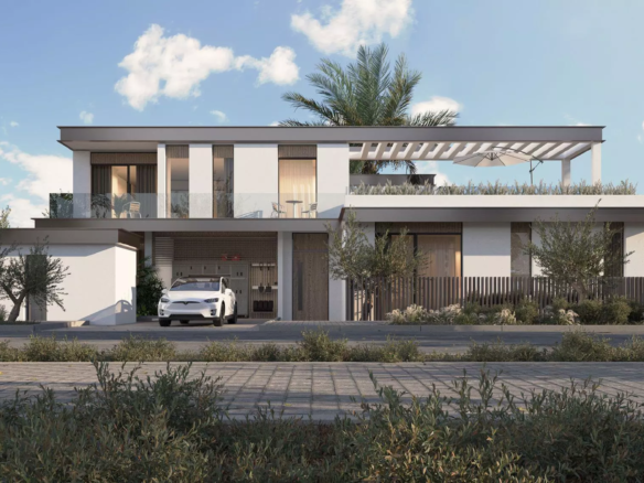 al naseem villas modon hudayriyat front view