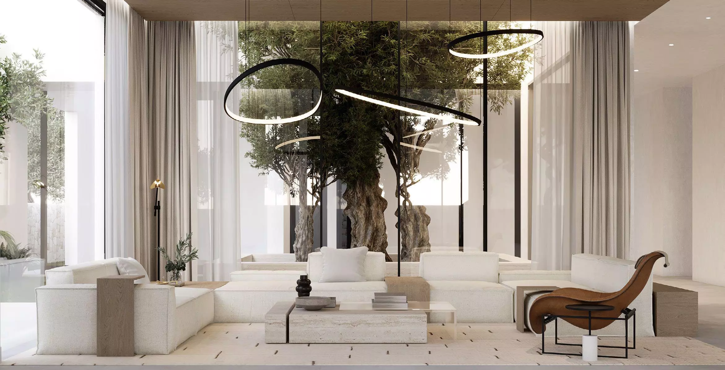 al naseem villas modon hudayriyat living room