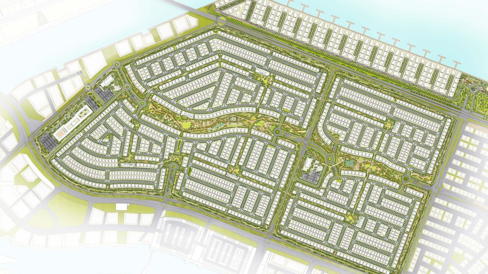 wadeem modon hudayriat island map closeup view